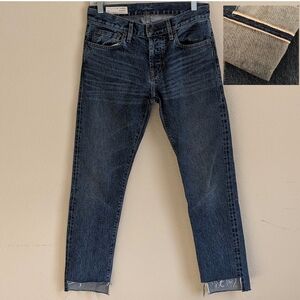 Imogene + Willie Selvedge Jeans Women 24 Blue Button Fly Rigid Japanese Denim